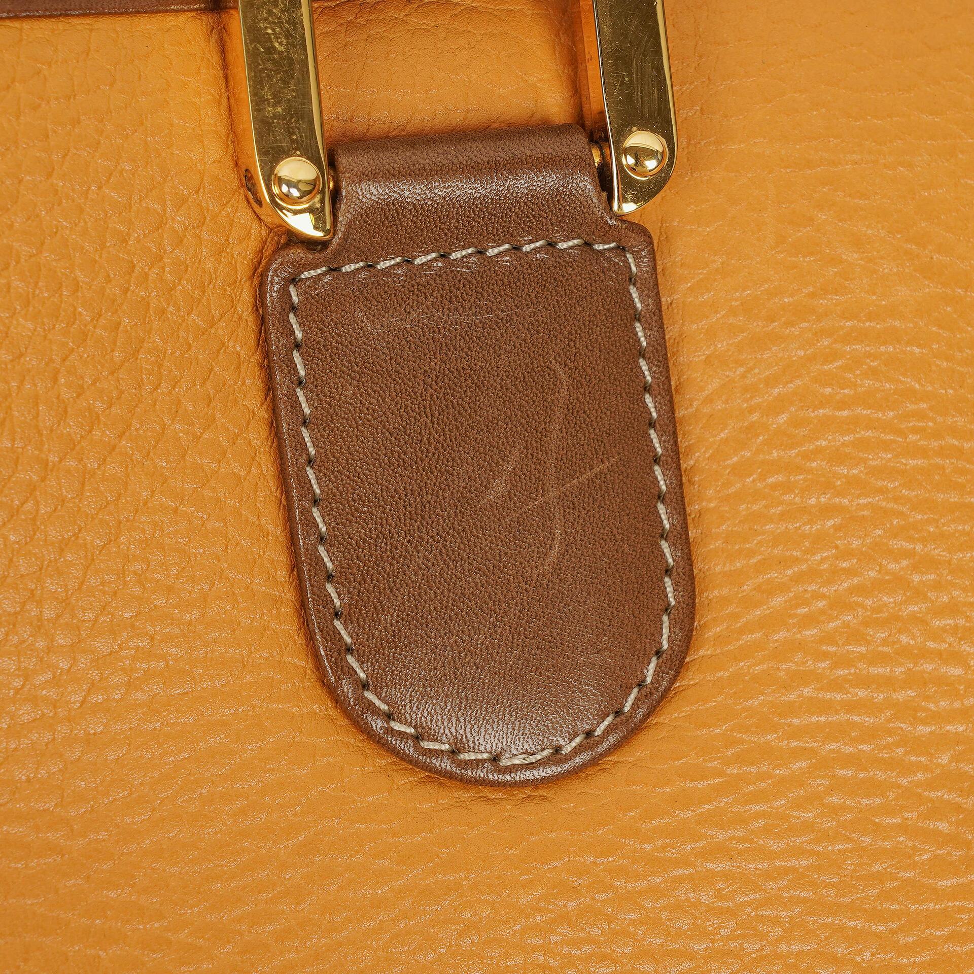 Loewe Braune Leder Anagram Aktentasche