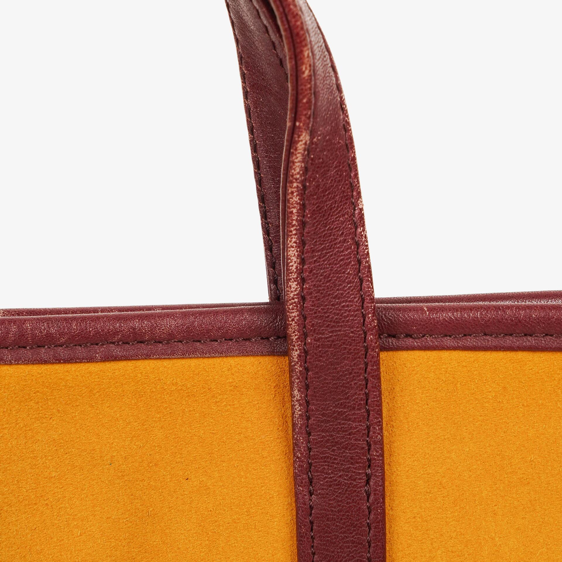 Loewe Anagram Tote Bag aus ockerfarbenem Wildleder
