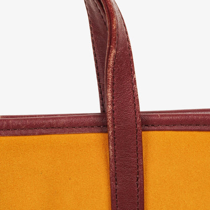 Loewe Anagram Tote Bag aus ockerfarbenem Wildleder