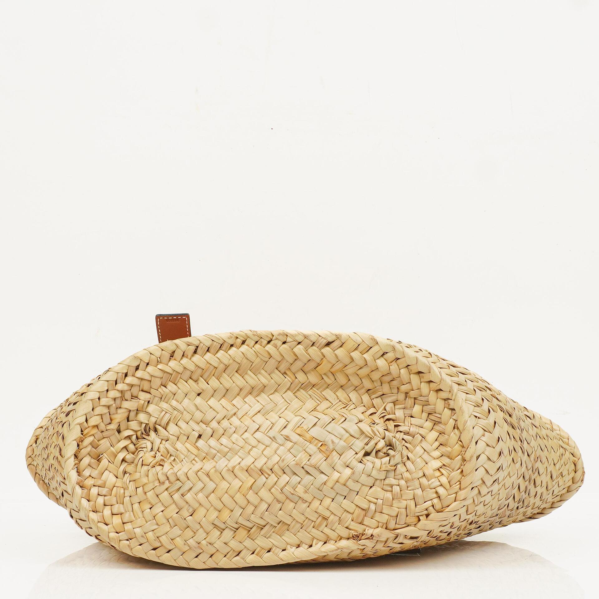 Loewe Korbtasche aus Raffia