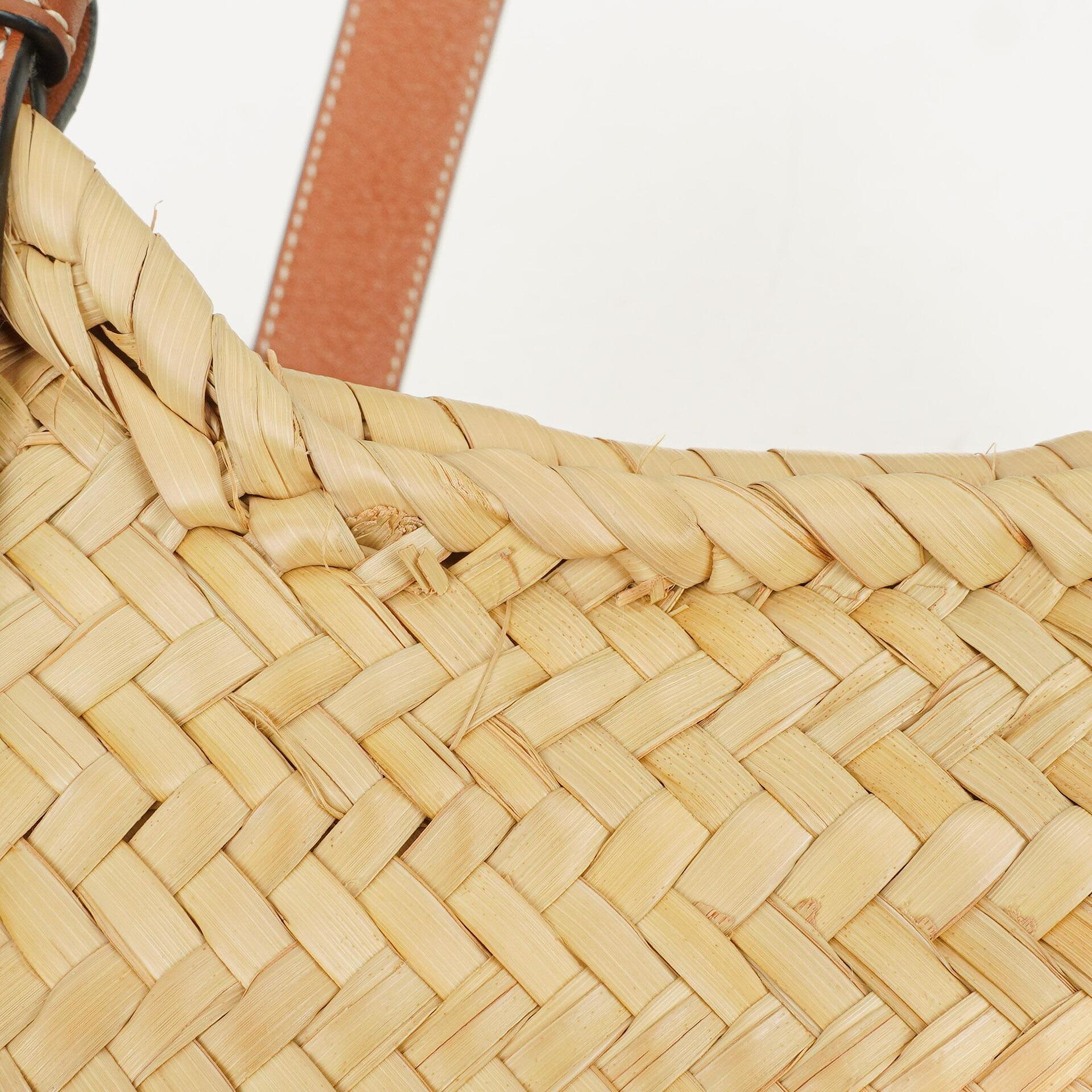 Loewe Korbtasche aus Raffia