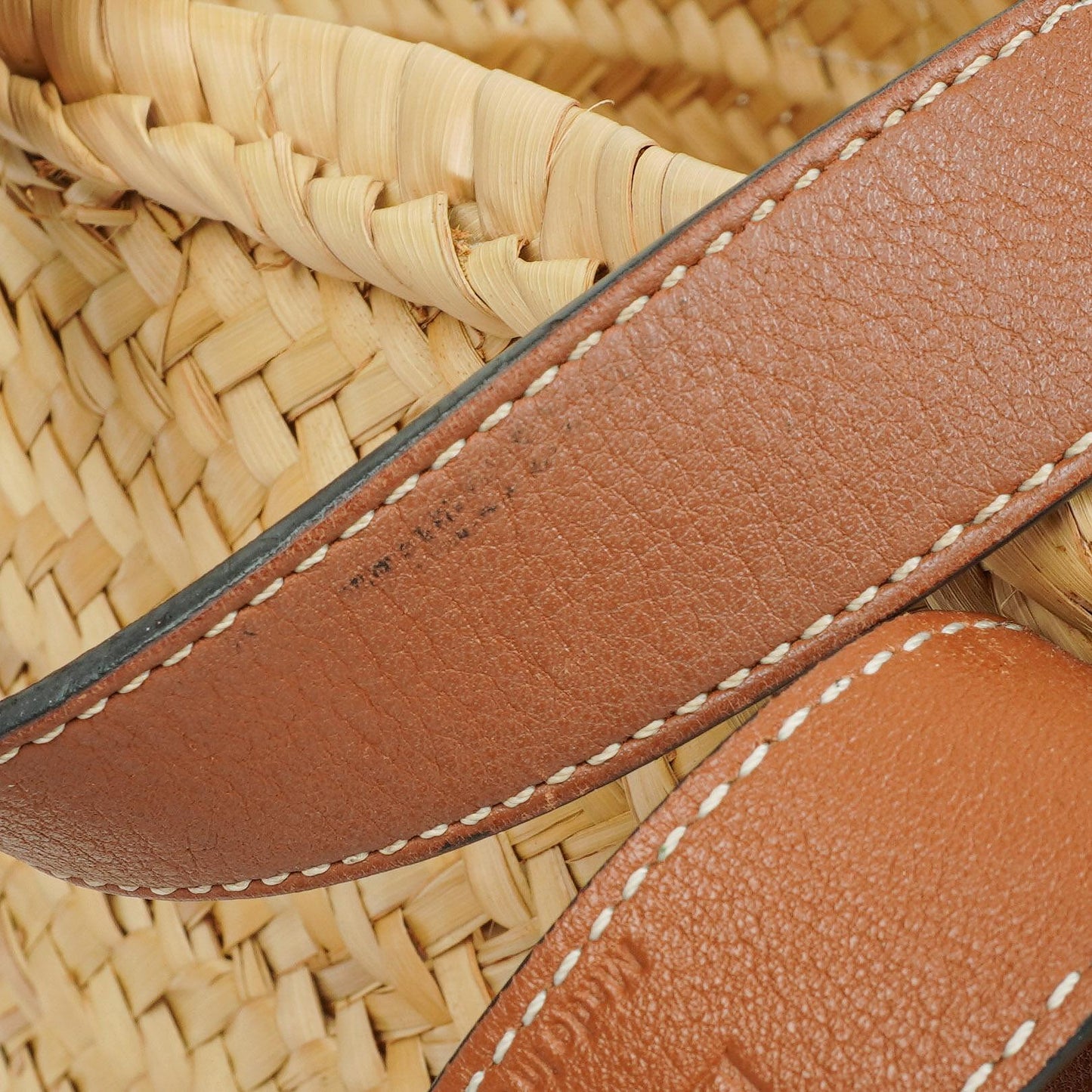 Loewe Korbtasche aus Raffia