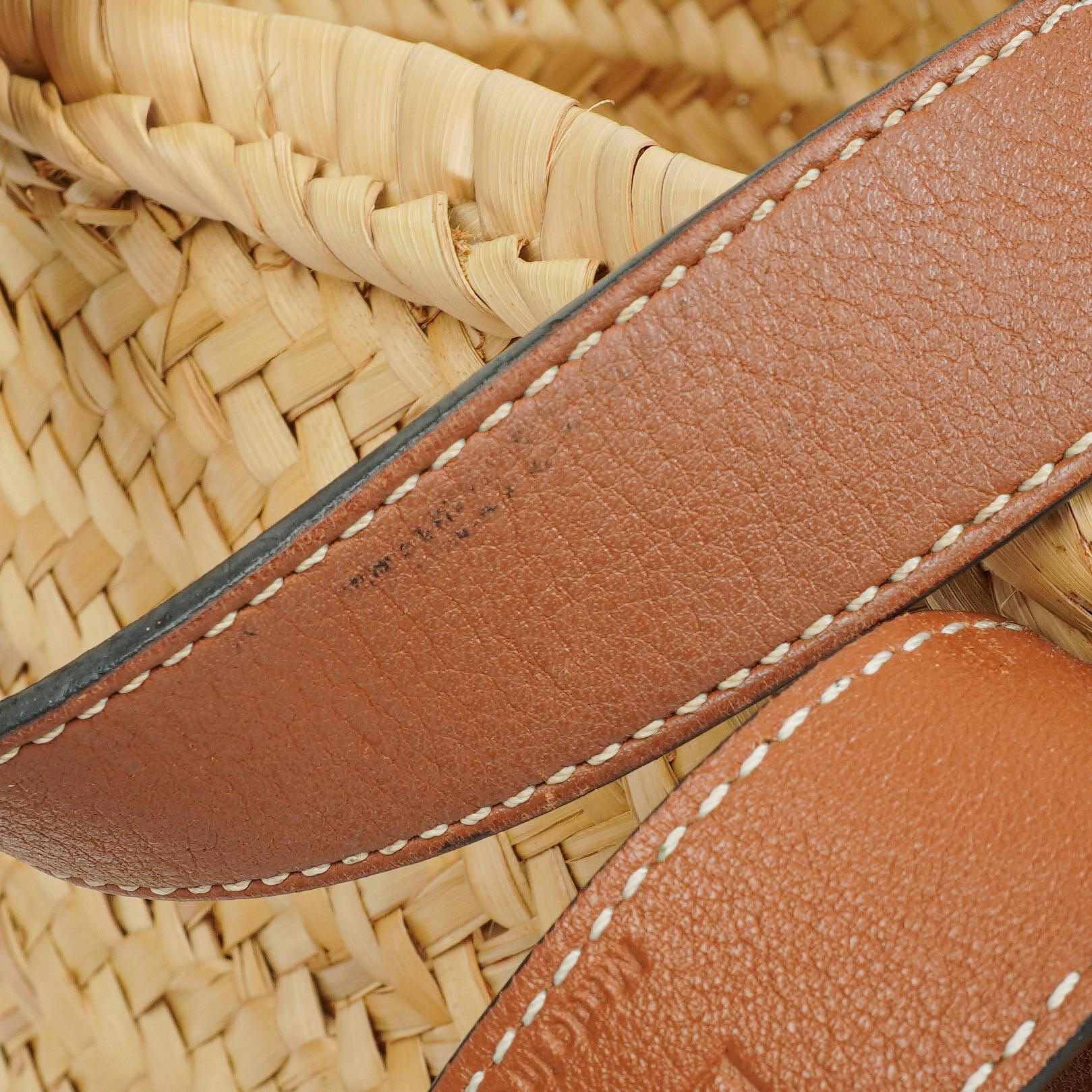Loewe Korbtasche aus Raffia