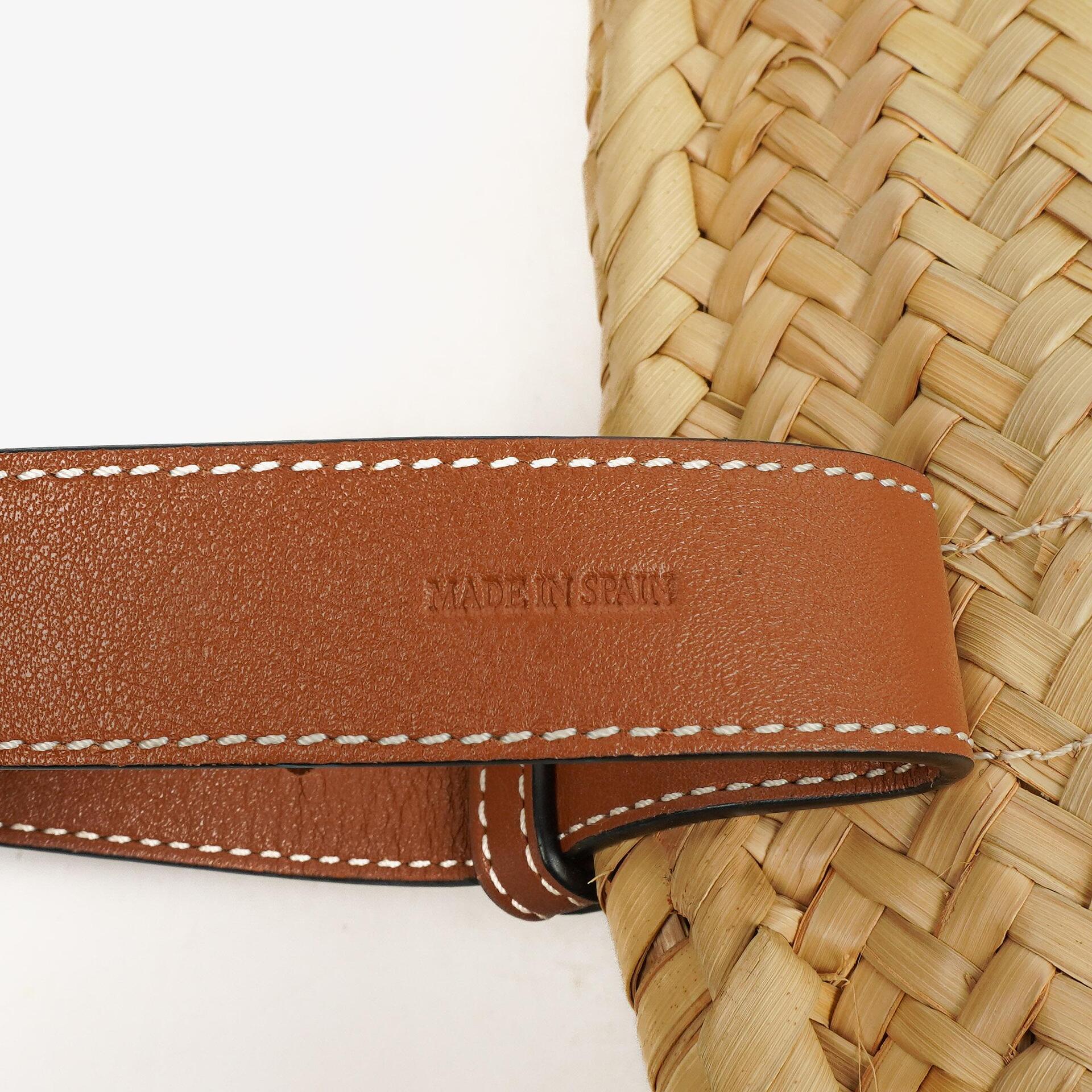 Loewe Korbtasche aus Raffia