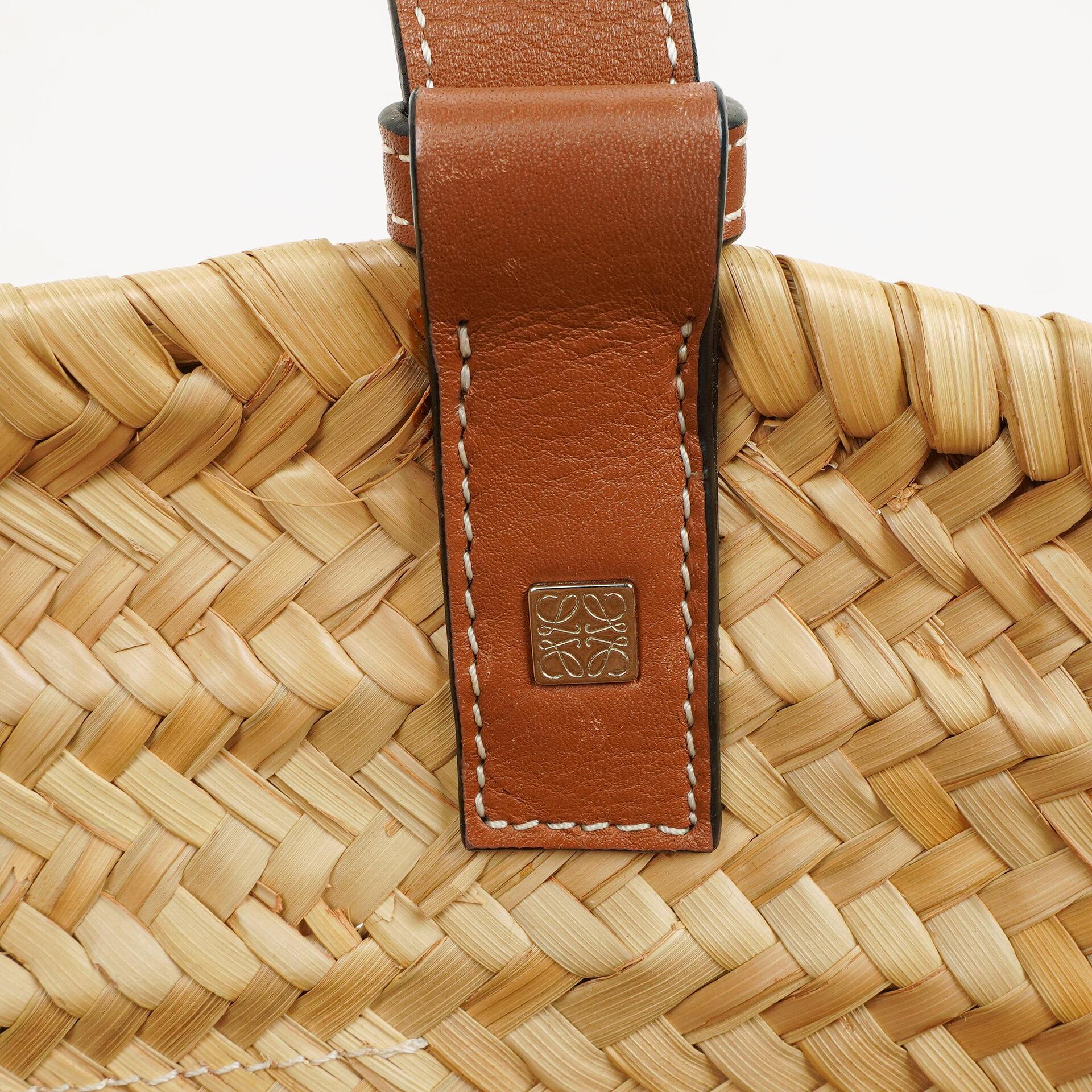 Loewe Korbtasche aus Raffia