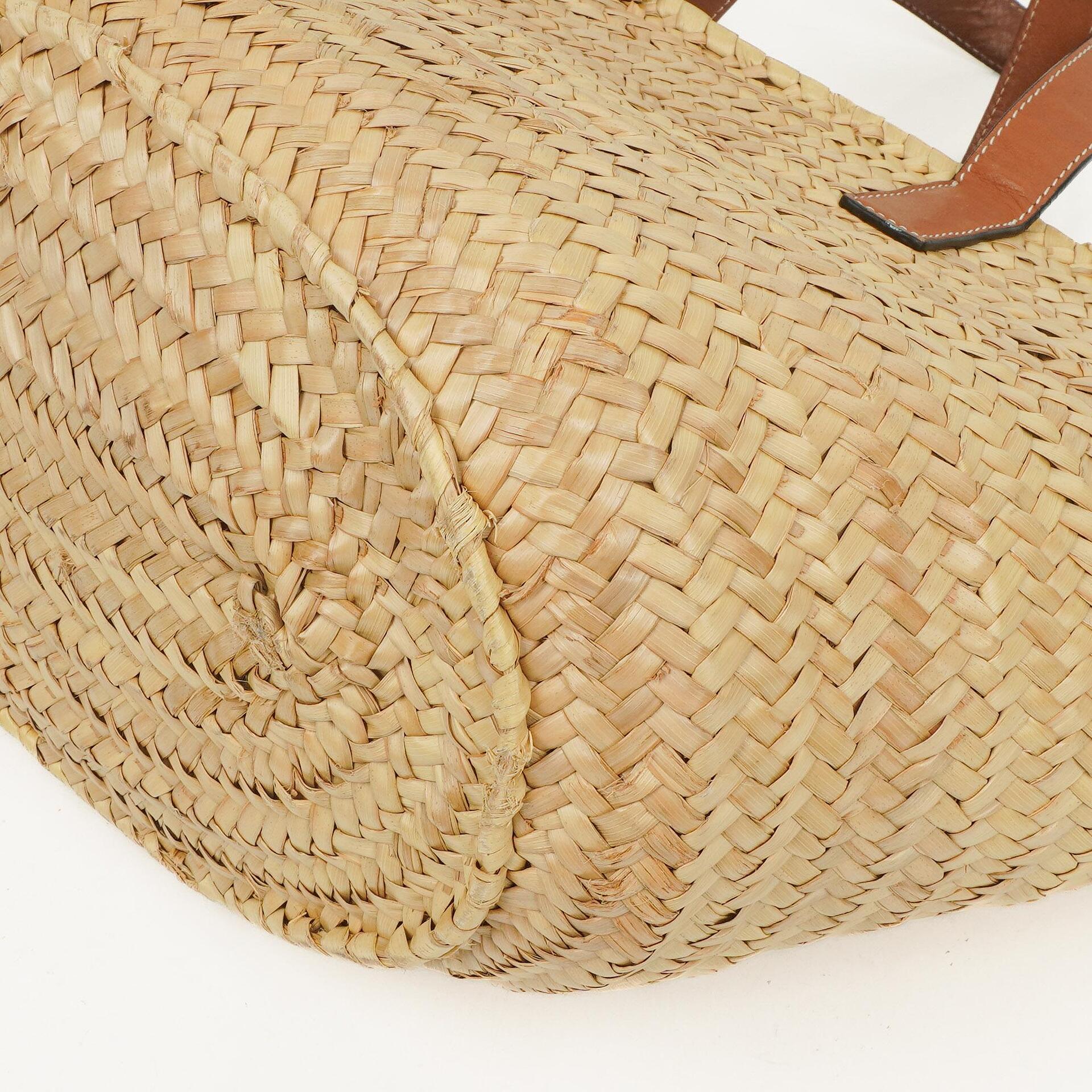 Loewe Korbtasche aus Raffia