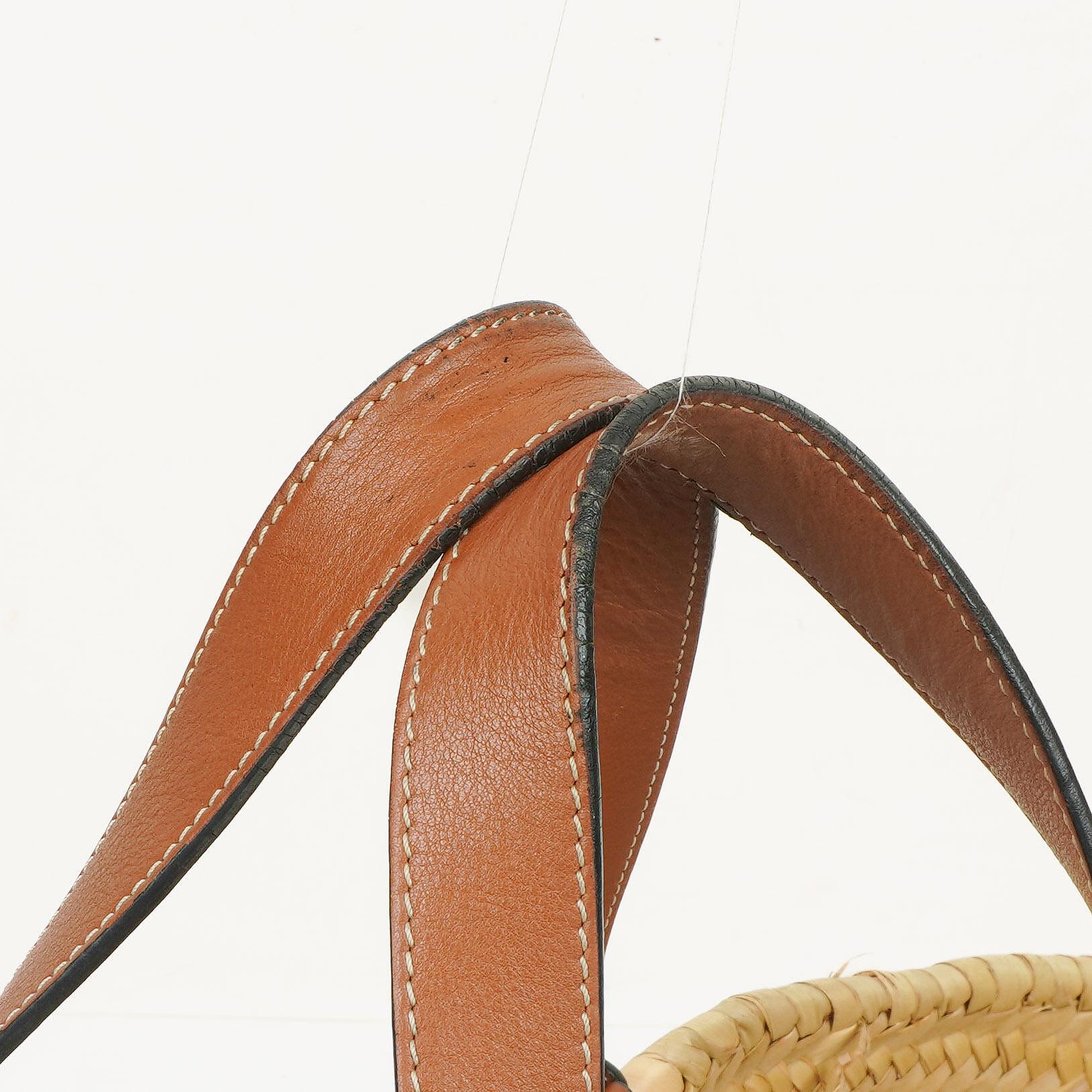 Loewe Korbtasche aus Raffia