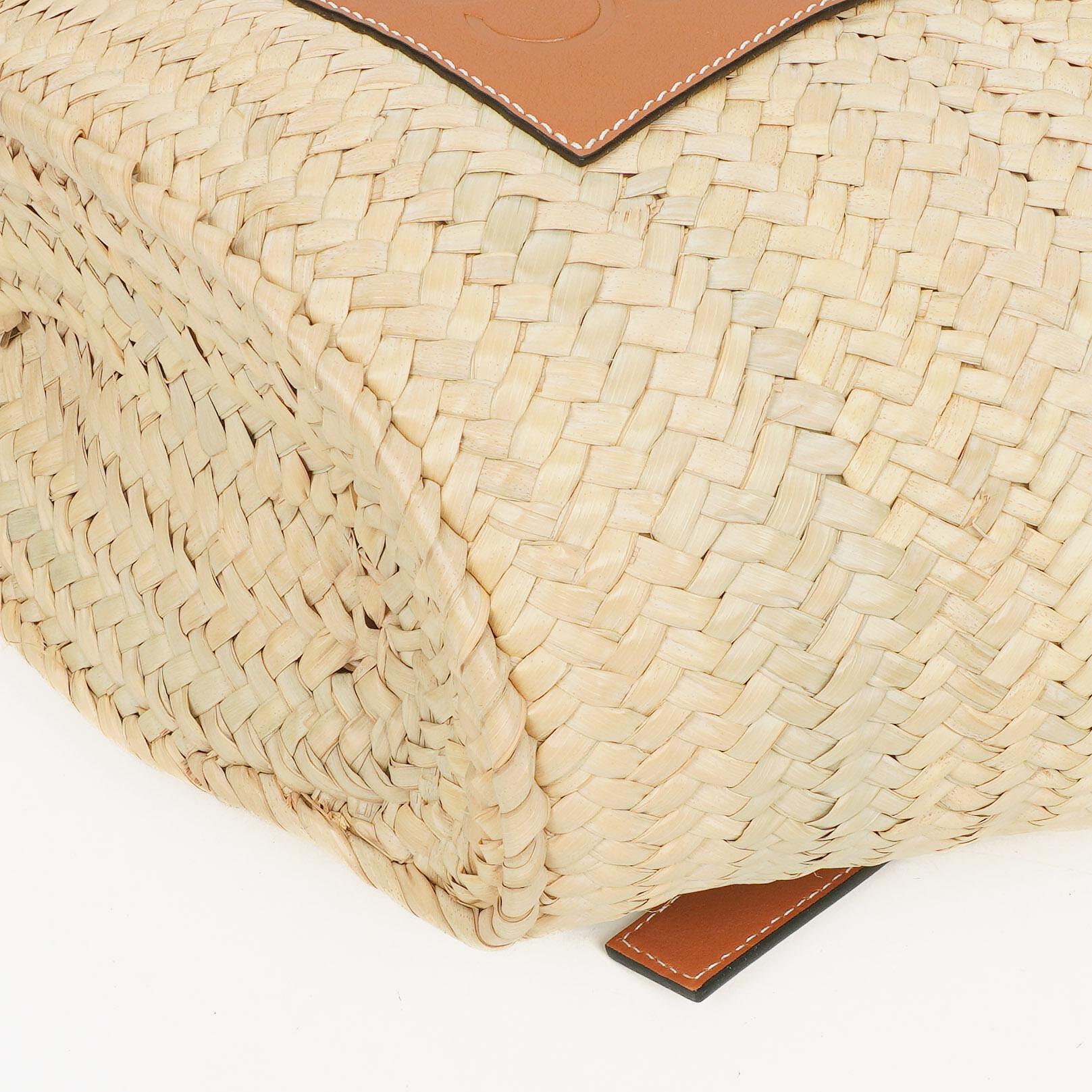 Loewe Korbtasche aus Raffia