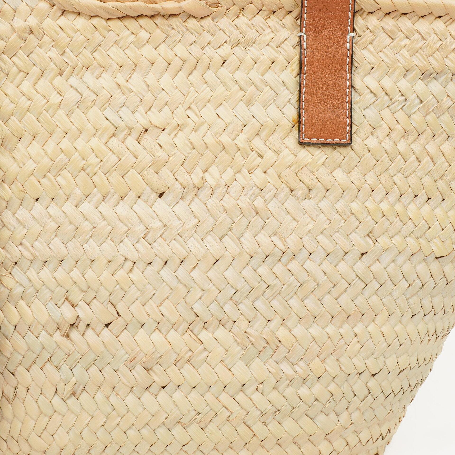Loewe Korbtasche aus Raffia