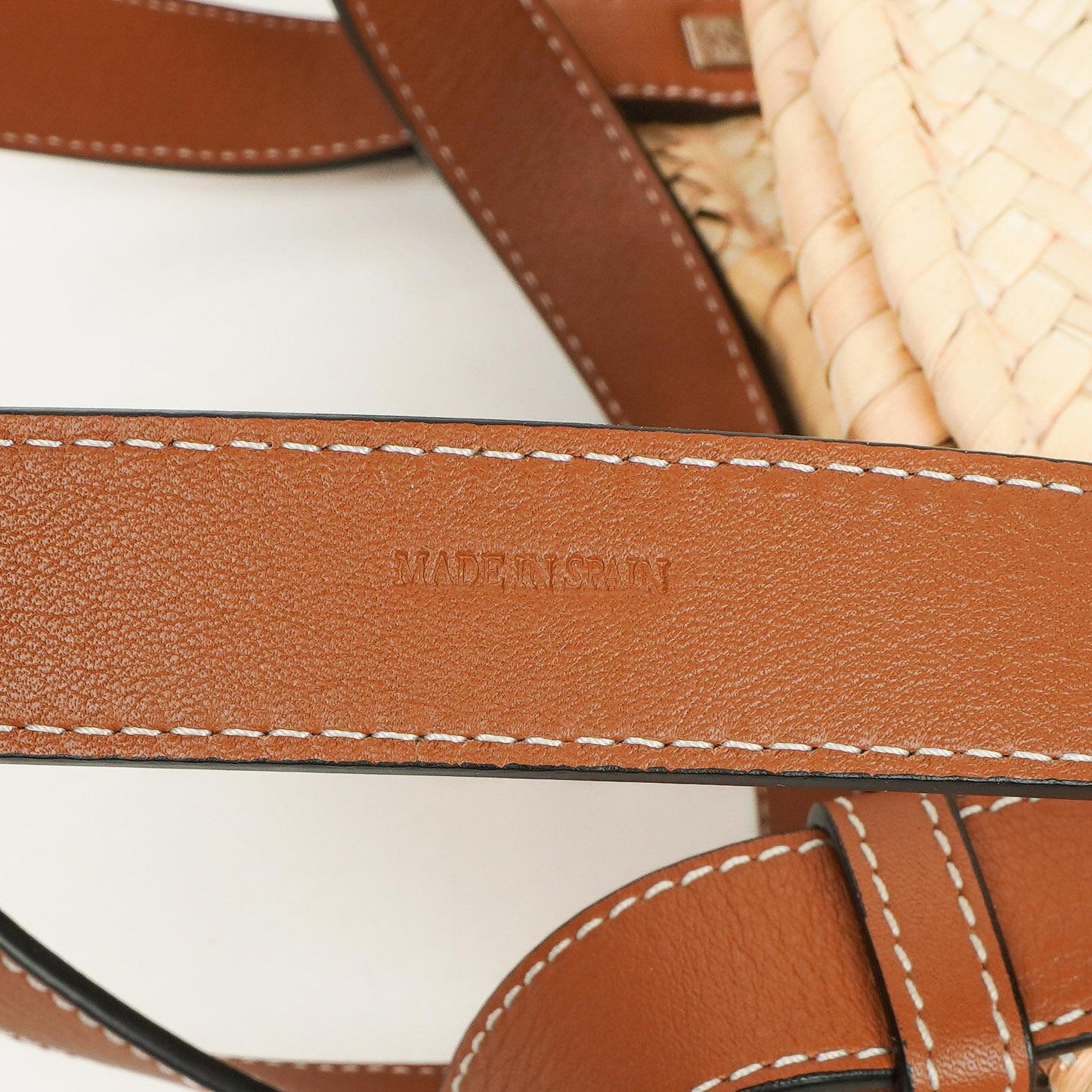 Loewe Korbtasche aus Raffia