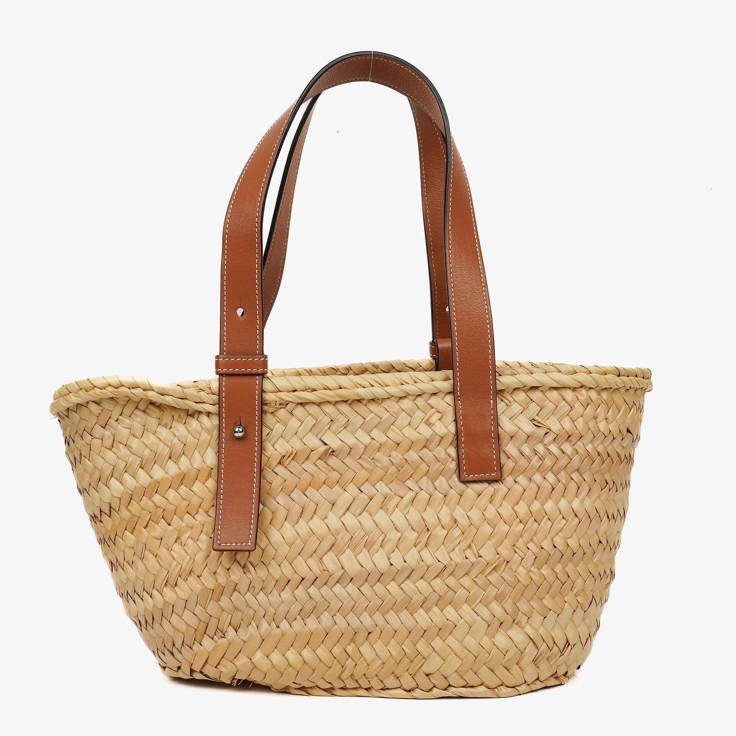 Loewe Kleine Raffia Korbtasche Tote
