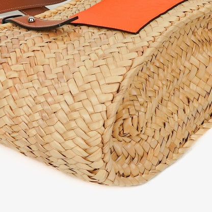 Loewe Kleine Raffia Korbtasche Tote