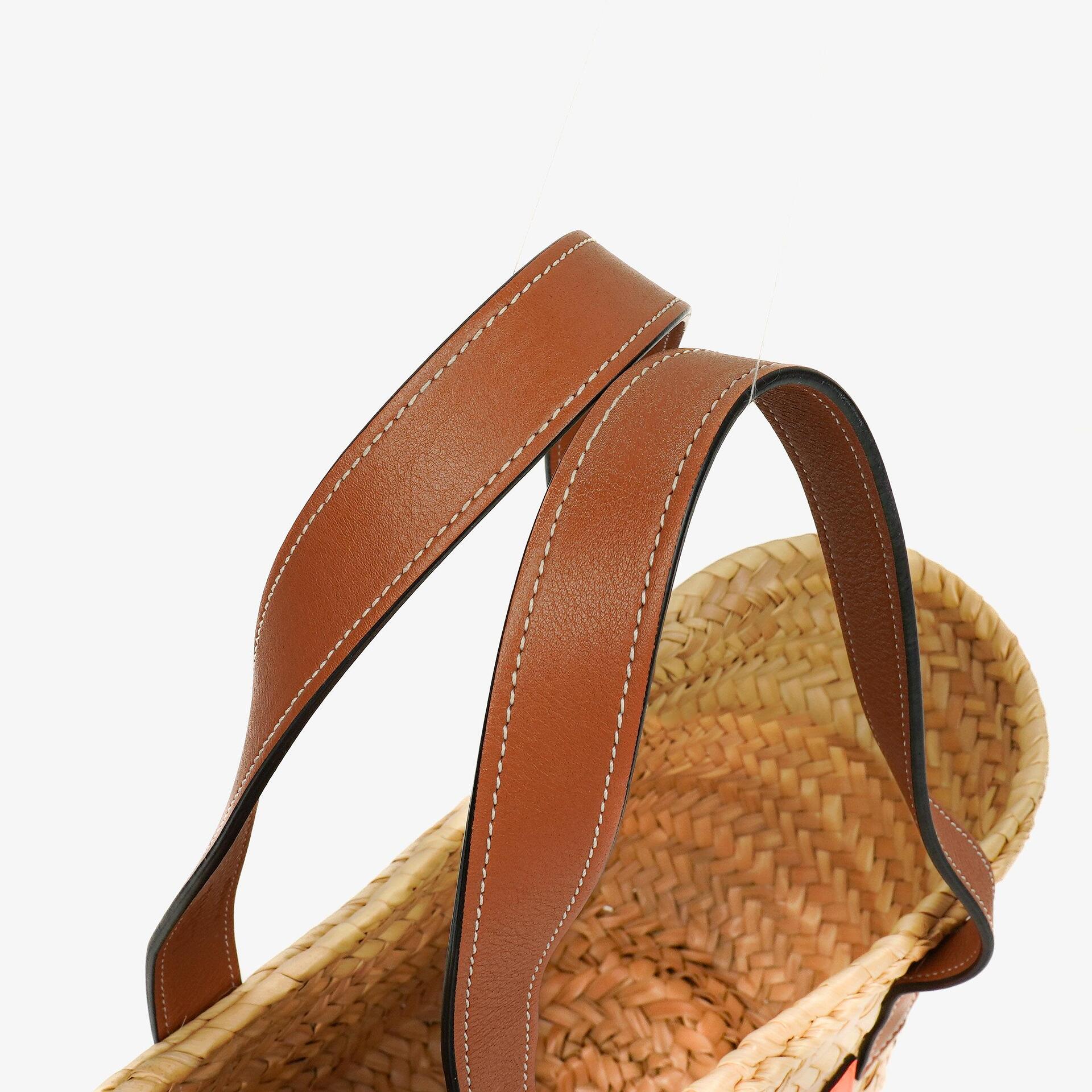 Loewe Kleine Raffia Korbtasche Tote