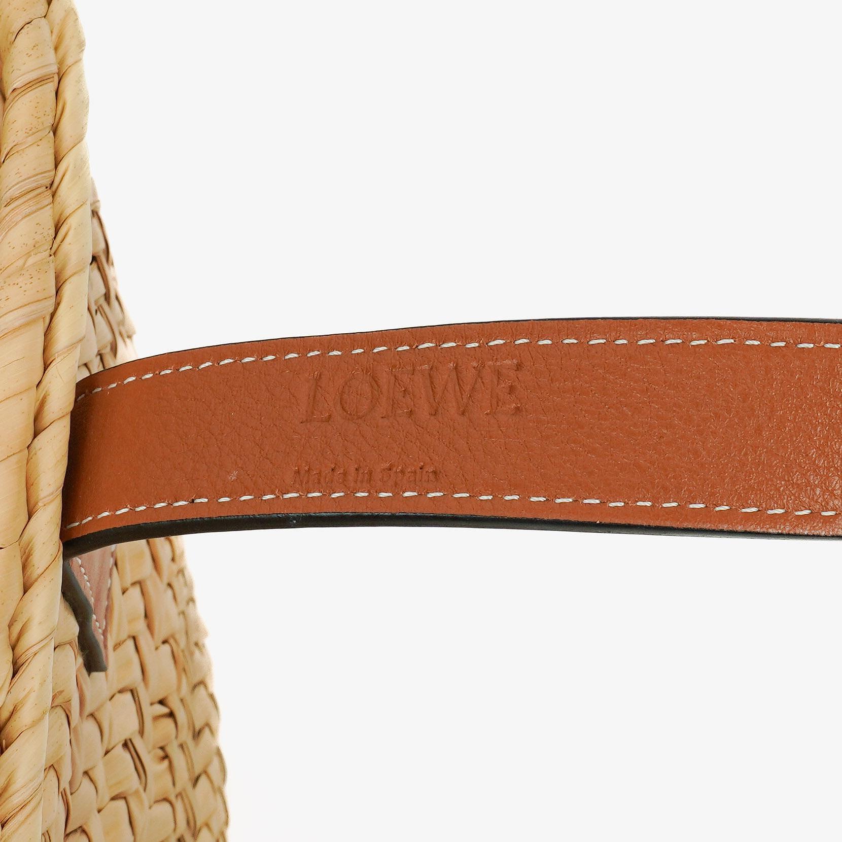 Loewe Kleine Raffia Korbtasche Tote