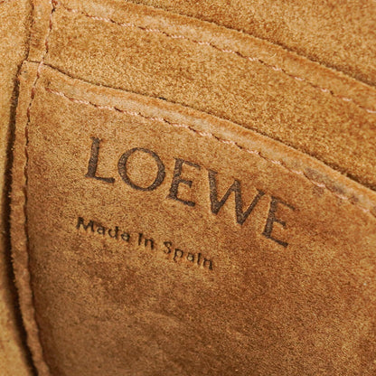 Loewe Mini Gate Crossbody-Tasche aus rotem genarbtem Leder