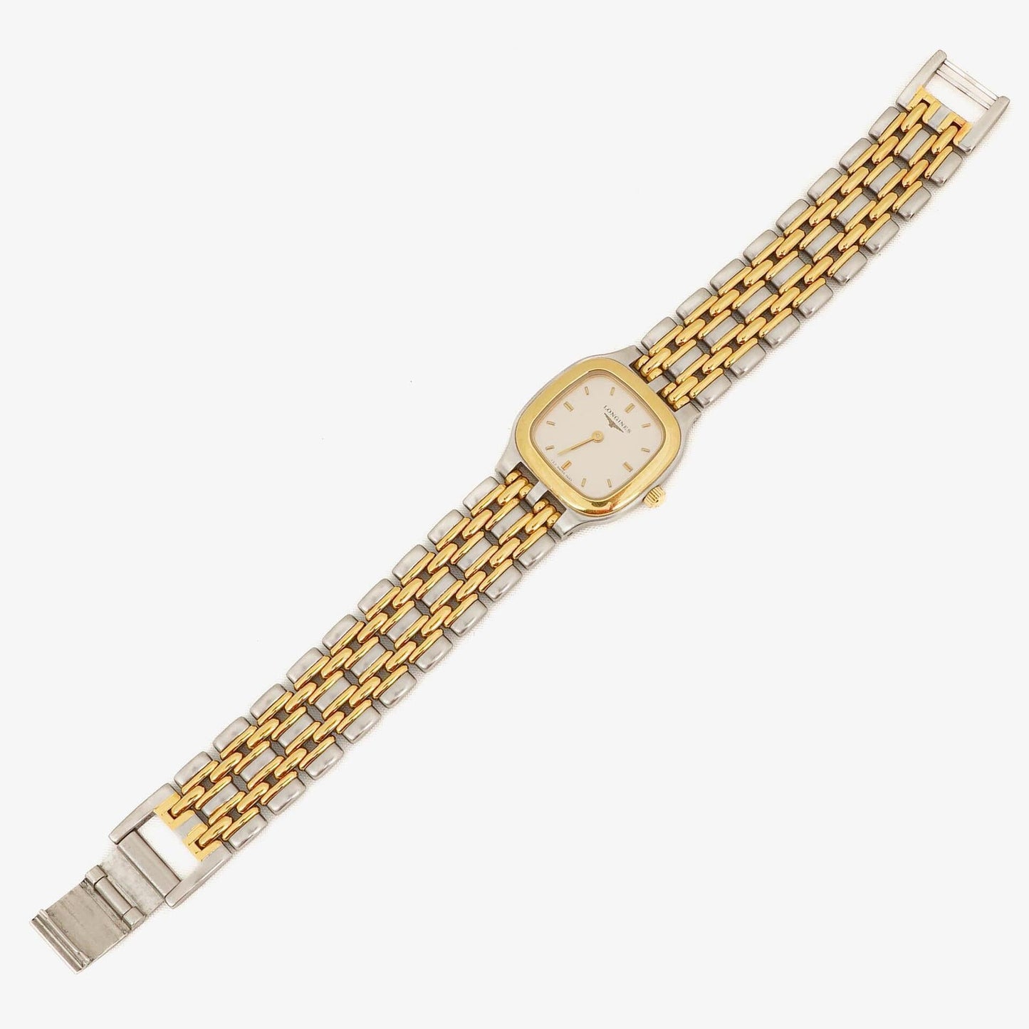 Longines 7445 Quarzuhr aus bicolor Edelstahl