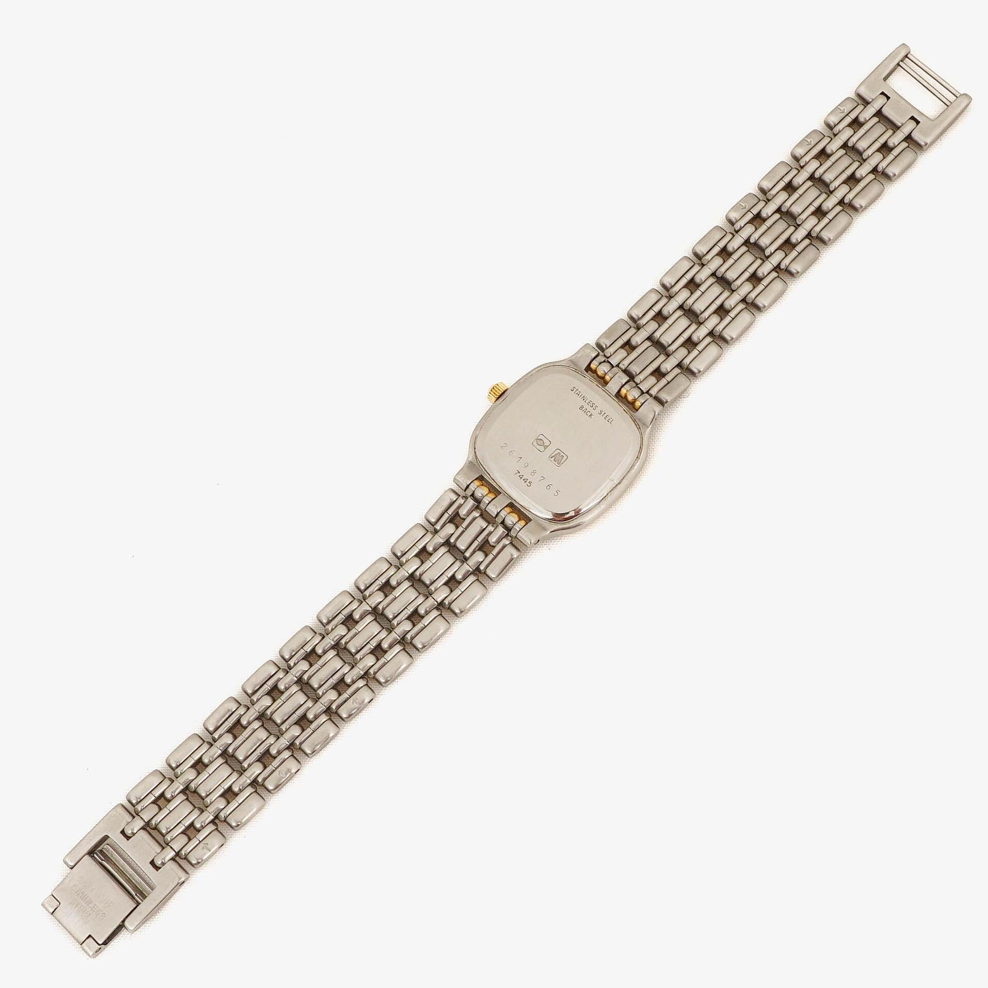 Longines 7445 Quarzuhr aus bicolor Edelstahl