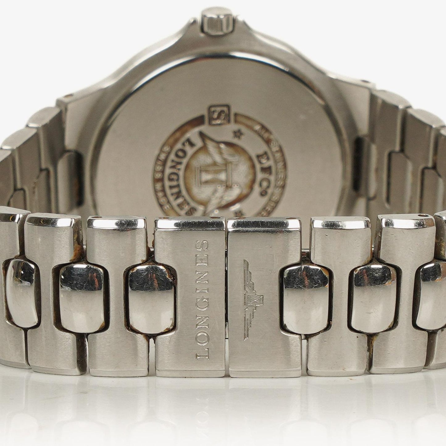 Longines Conquest L1.505.4 Weißes Zifferblatt Edelstahl Silber Quarzuhr