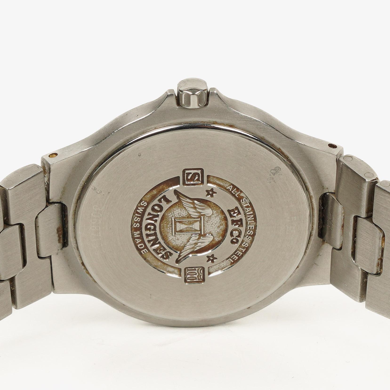 Longines Conquest L1.505.4 Weißes Zifferblatt Edelstahl Silber Quarzuhr