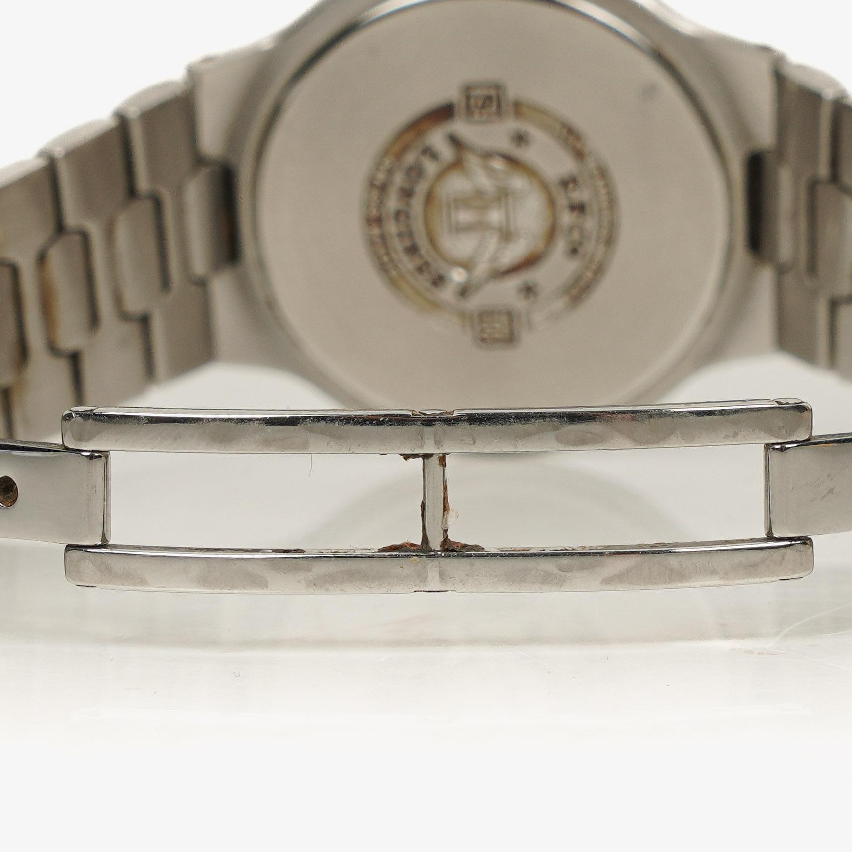 Longines Conquest L1.505.4 Weißes Zifferblatt Edelstahl Silber Quarzuhr