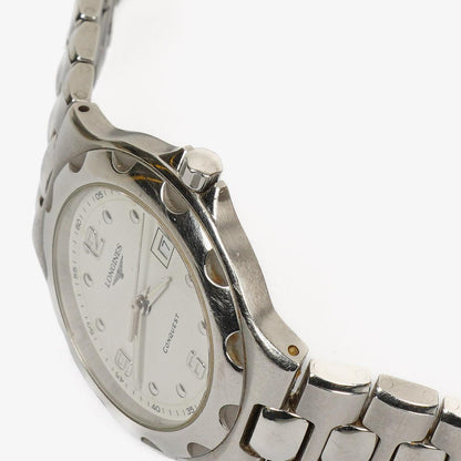 Longines Conquest L1.505.4 Weißes Zifferblatt Edelstahl Silber Quarzuhr