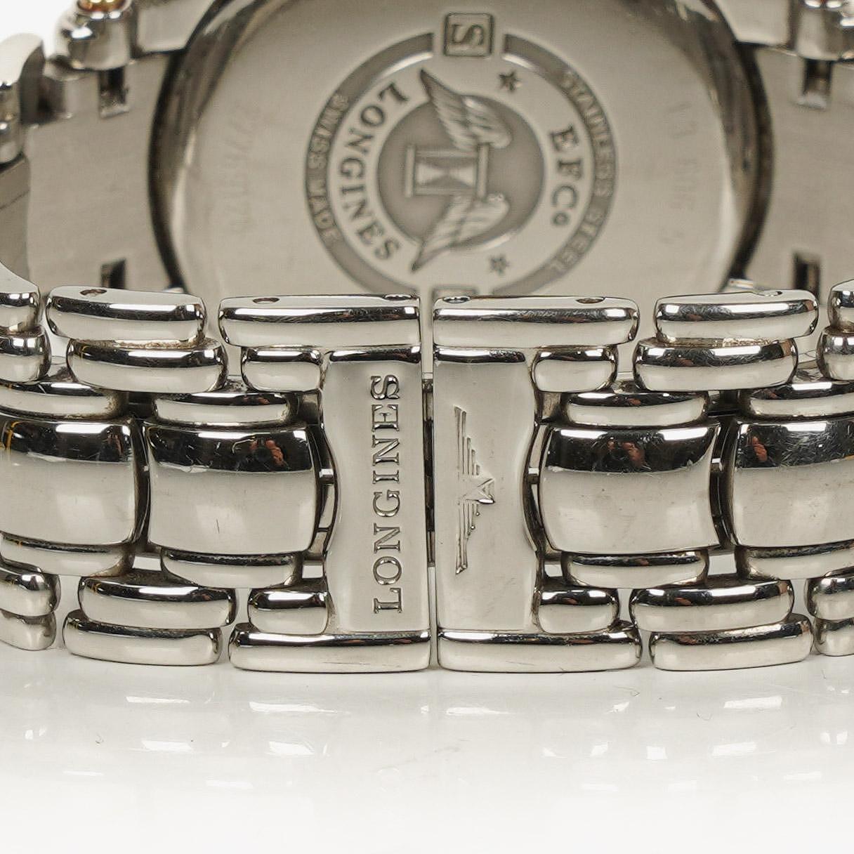 Longines Golden Wing L3.606.5 Bicolor Weißes Zifferblatt Edelstahl Quarzuhr
