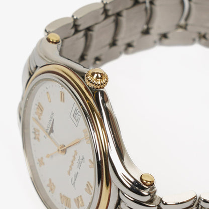 Longines Golden Wing L3.606.5 Bicolor Weißes Zifferblatt Edelstahl Quarzuhr