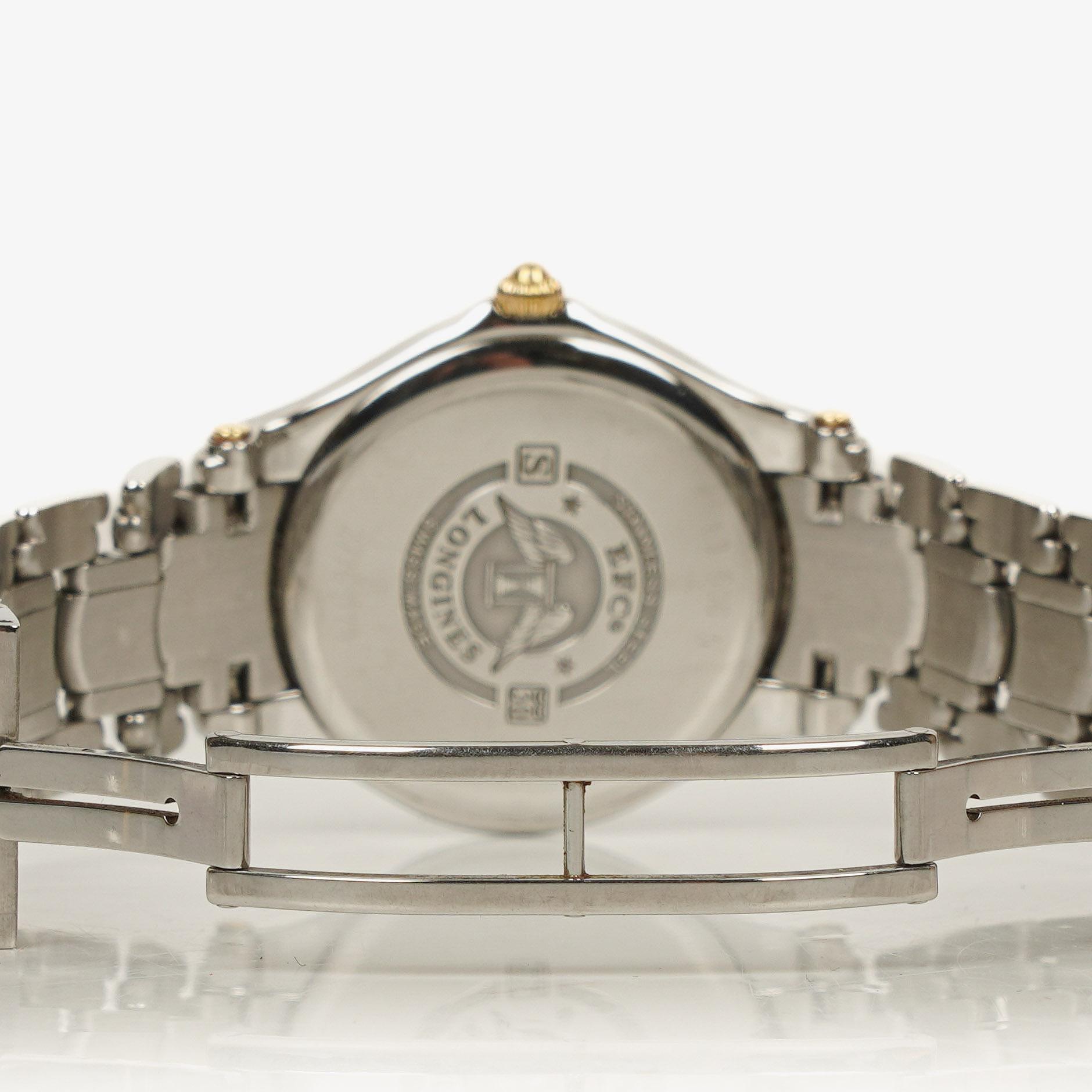 Longines Golden Wing L3.606.5 Bicolor Weißes Zifferblatt Edelstahl Quarzuhr