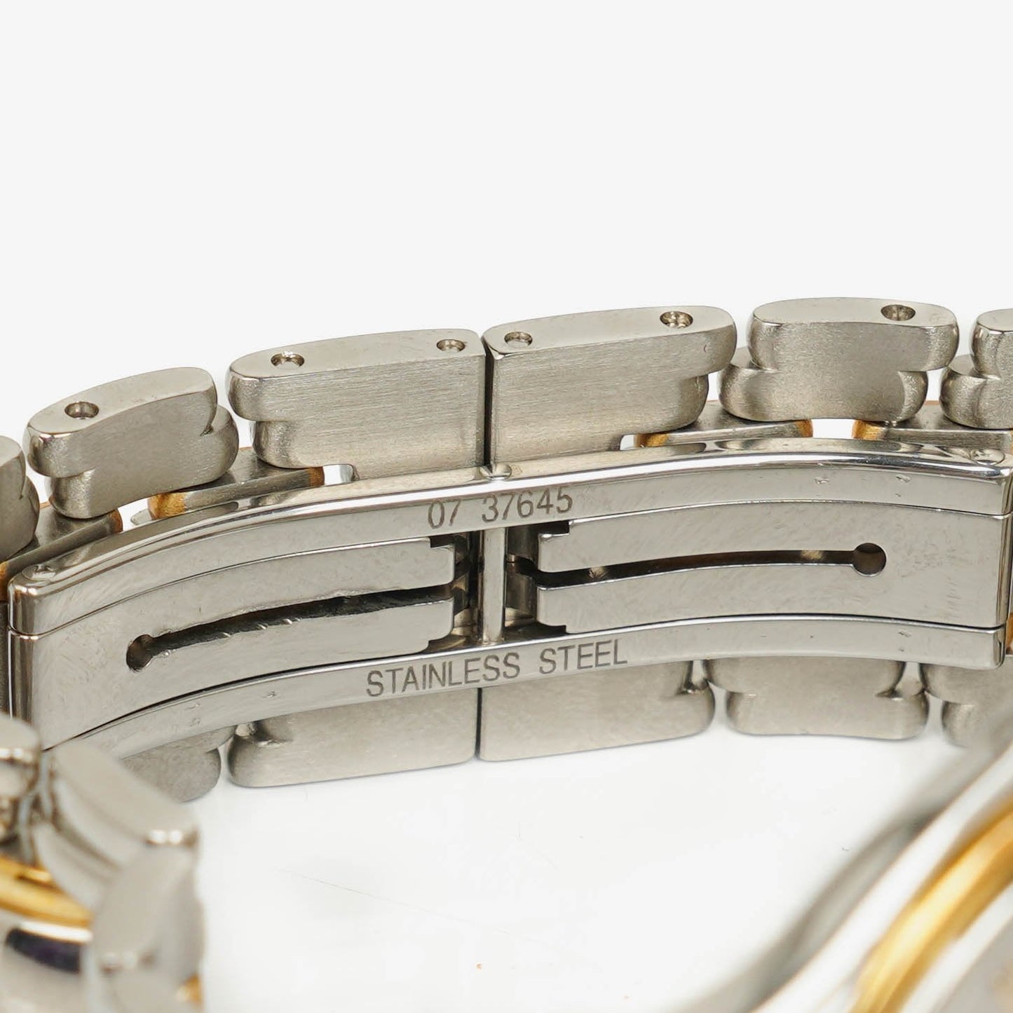 Longines Golden Wing L3.606.5 Quarzuhr aus Edelstahl in Bicolor mit weißem Zifferblatt