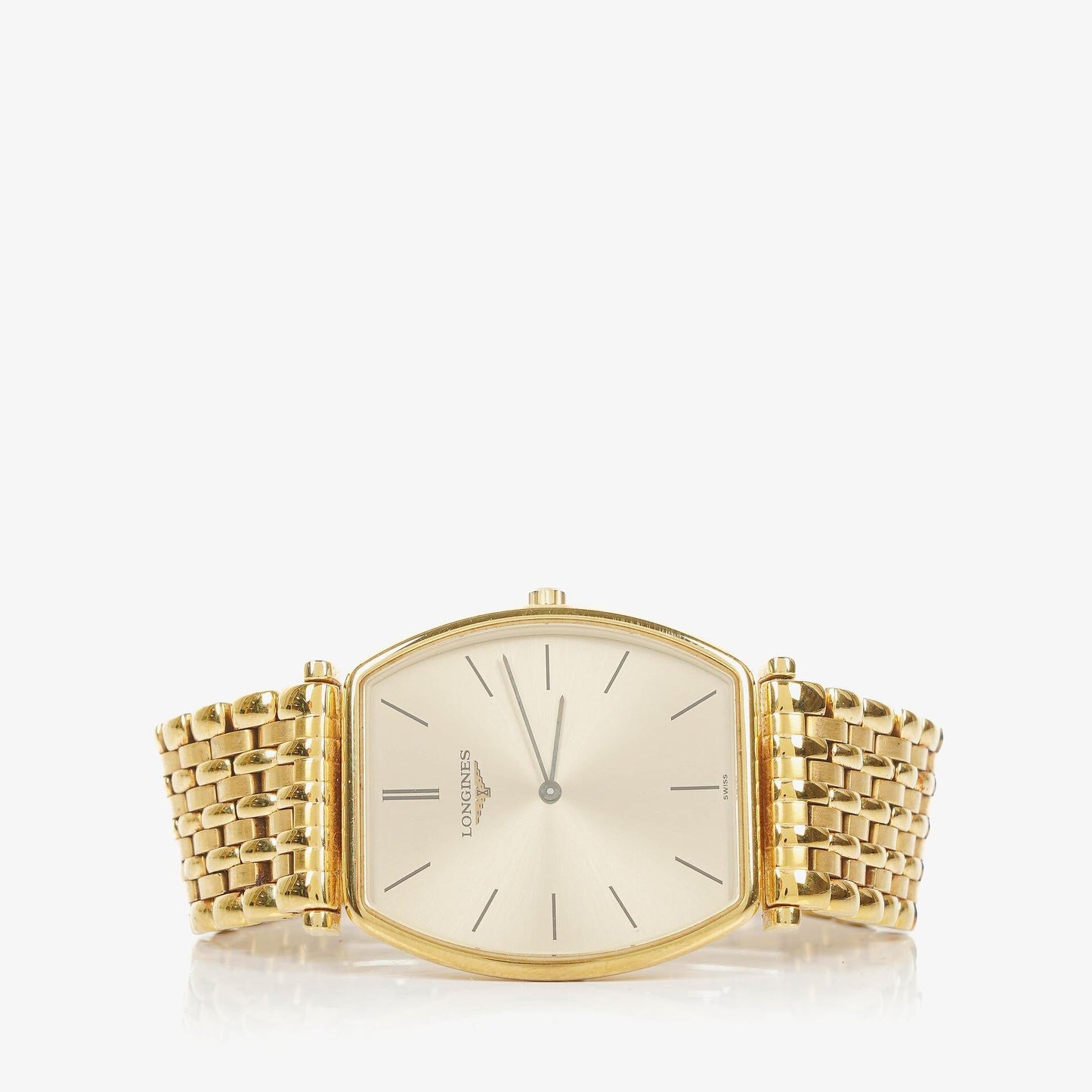 Longines La Grande Classique Uhr aus goldfarbenem Edelstahl, 29 mm