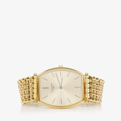 Longines La Grande Classique Uhr aus goldfarbenem Edelstahl, 29 mm