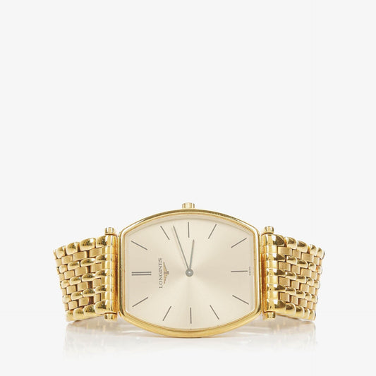 Longines La Grande Classique Uhr aus goldfarbenem Edelstahl, 29 mm