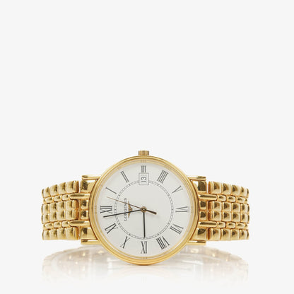 Longines La Grande Classique 33 mm Quarzuhr aus goldfarbenem Edelstahl
