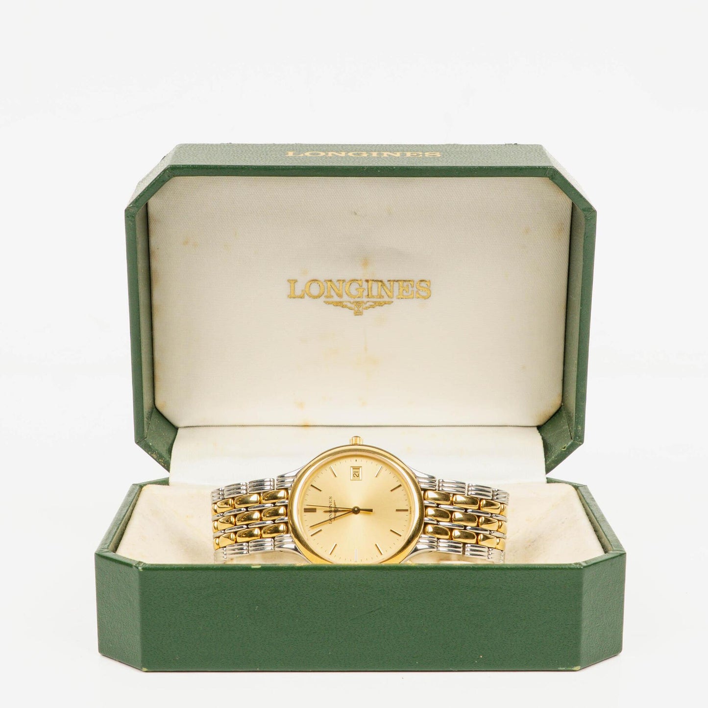 Longines La Grande Classique 34 mm L5.649.3 Quarz-Uhr aus bicolor Edelstahl