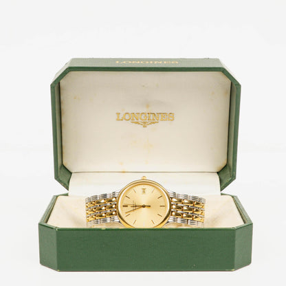 Longines La Grande Classique 34 mm L5.649.3 Quarz-Uhr aus bicolor Edelstahl