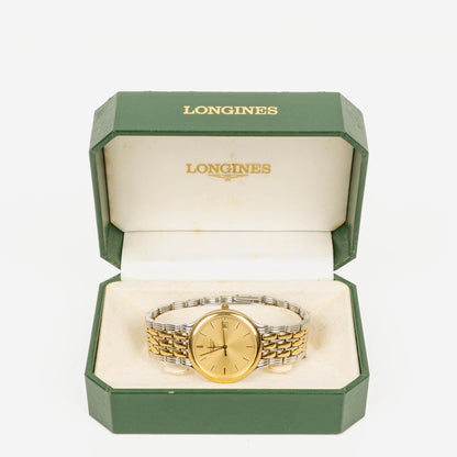 Longines La Grande Classique 34 mm L5.649.3 Quarz-Uhr aus bicolor Edelstahl