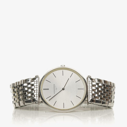 Longines Le Grande Classique de Longines L4.709.4 Silbernes Zifferblatt Edelstahl Quarzuhr
