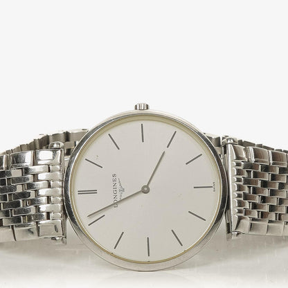 Longines Le Grande Classique de Longines L4.709.4 Silbernes Zifferblatt Edelstahl Quarzuhr