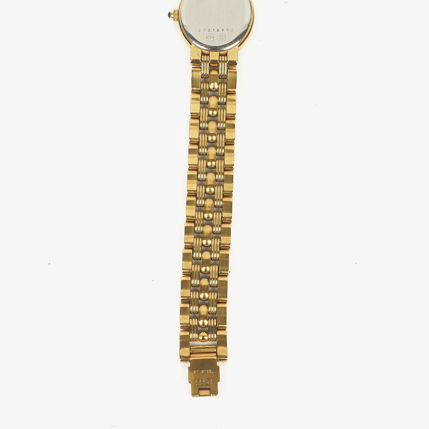 Longines Présence L6.206.2 kleine Quarz-Damenuhr 20 mm mit weißem Zifferblatt und Gold-PVD