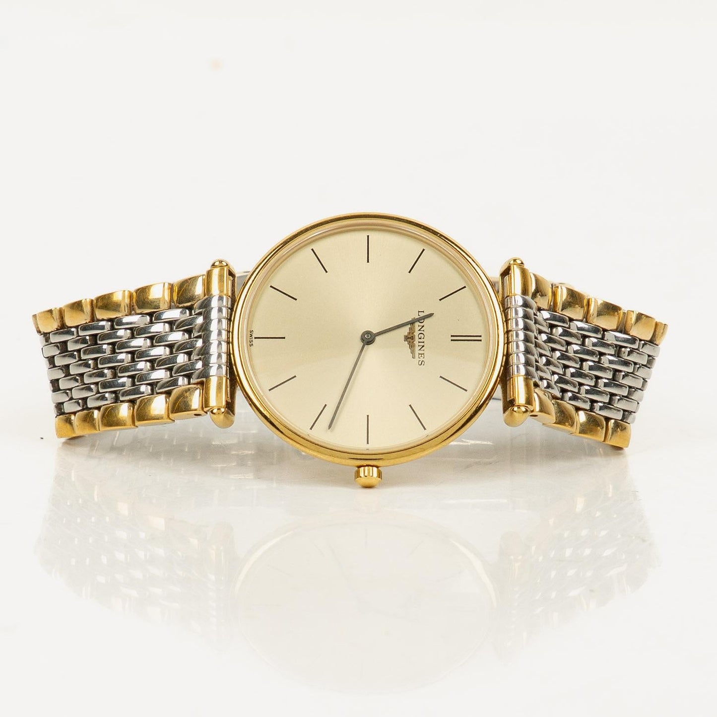 Longines La Grande Classique de Longines L4.658.2 Herrenuhr aus bicolor Edelstahl, 33 mm