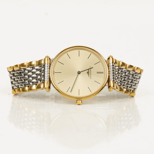 Longines La Grande Classique de Longines L4.658.2 Herrenuhr aus bicolor Edelstahl, 33 mm