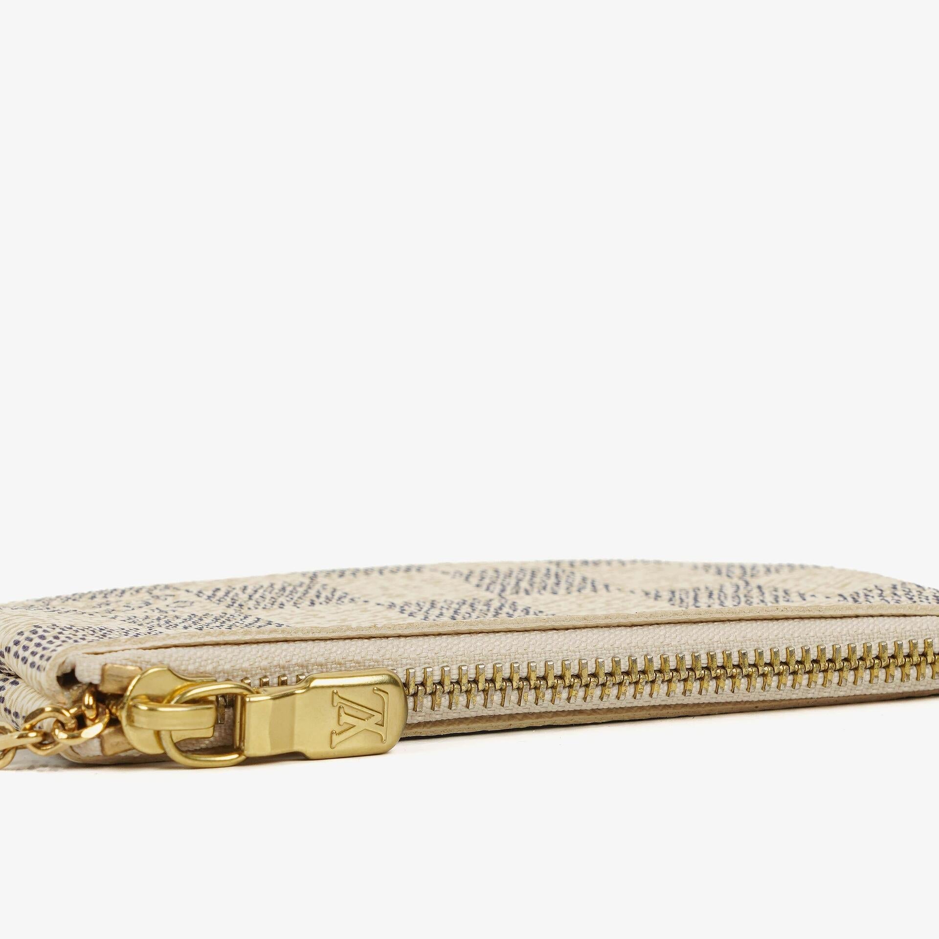 Louis Vuitton Damier Azur Schlüsselmäppchen