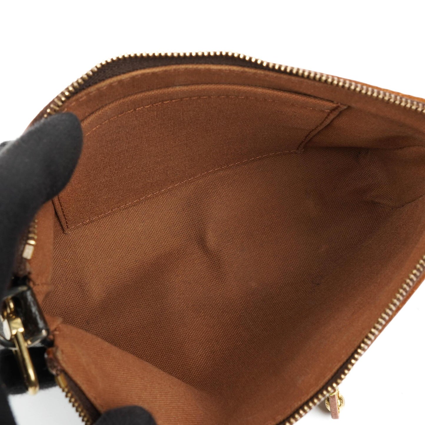 Louis Vuitton Riveting Limited Edition Pochette Accessoires Clutch aus beschichtetem Monogram Canvas