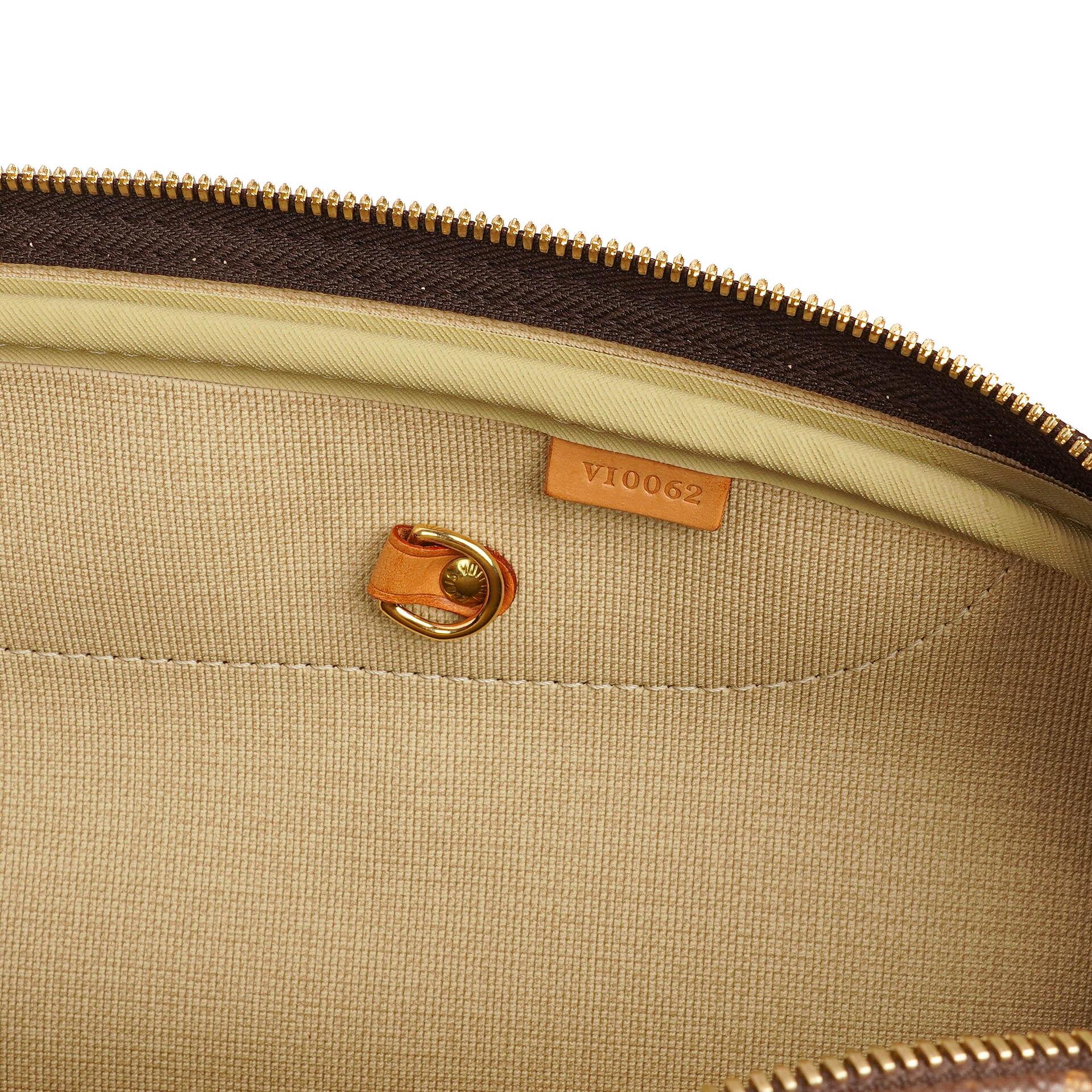 Louis Vuitton Alizé 45 Monogram Beschichtetes Canvas Reisetasche, 2002