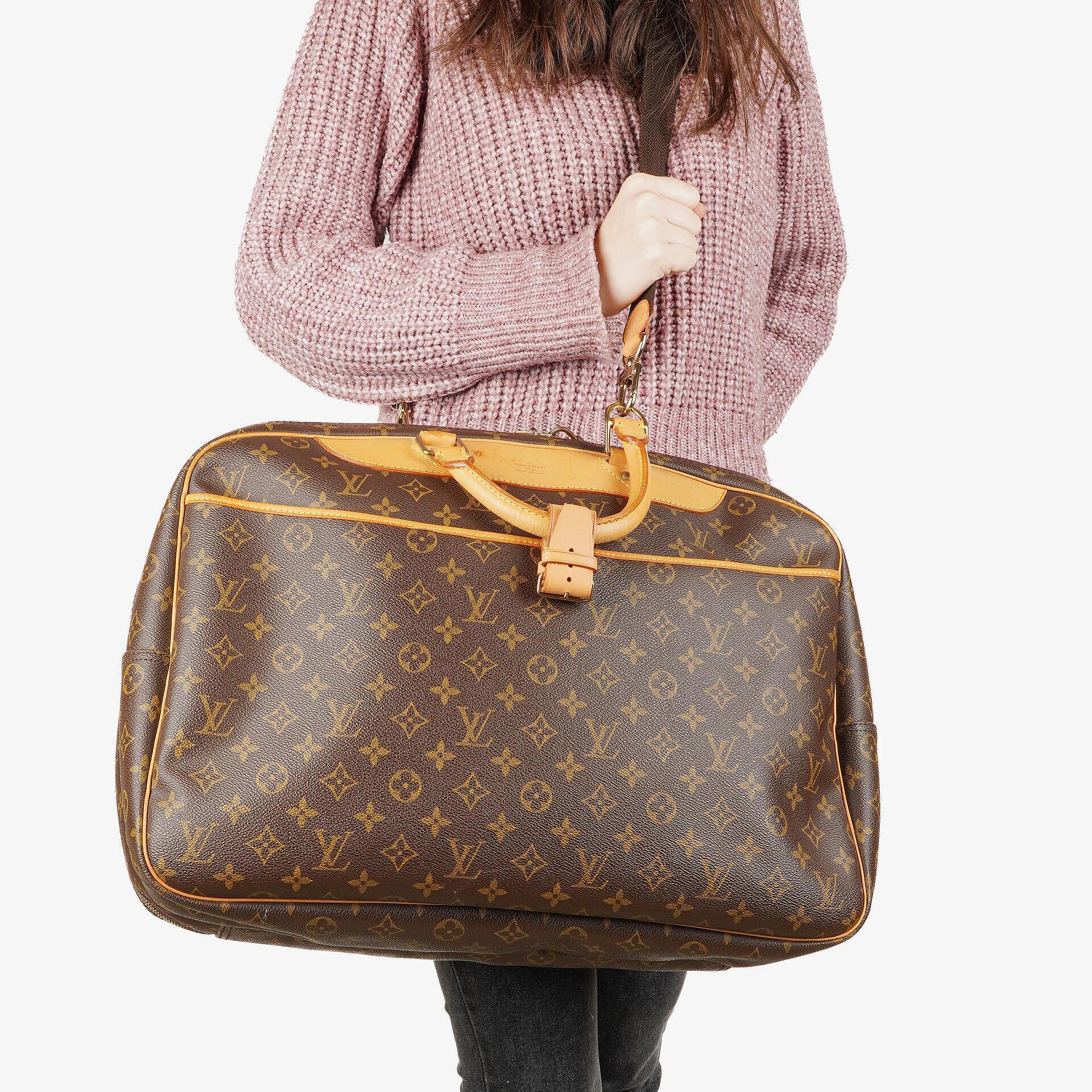 Louis Vuitton Alizé 45 Monogram Beschichtetes Canvas Reisetasche, 2002