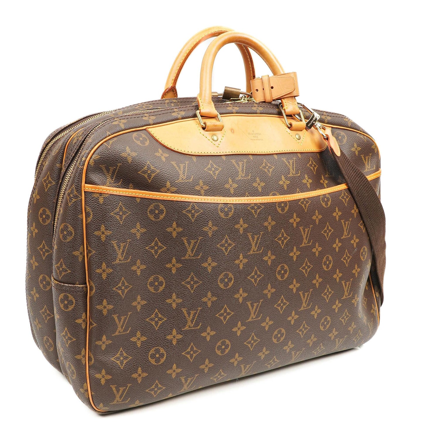 Louis Vuitton Alizé 45 Monogram Beschichtetes Canvas Reisetasche, 2002
