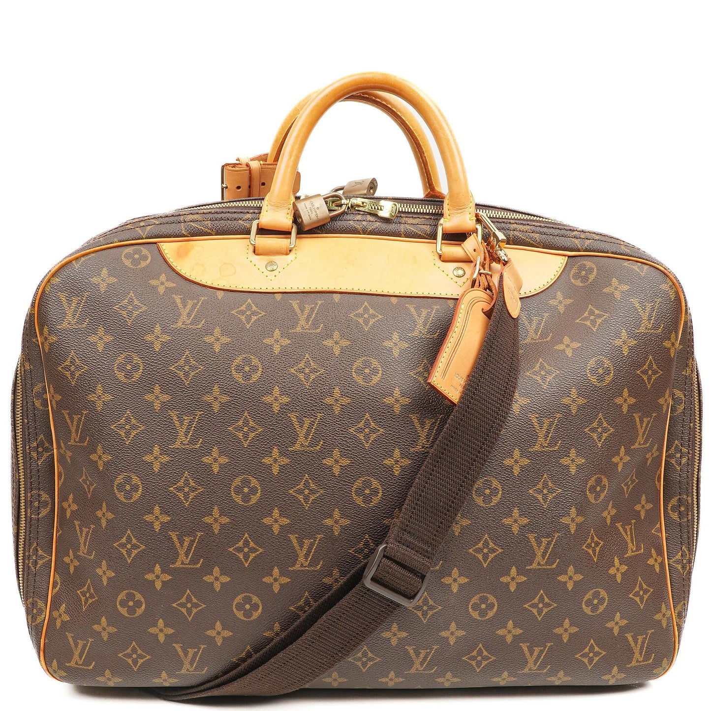 Louis Vuitton Alizé 45 Monogram Beschichtetes Canvas Reisetasche, 2002