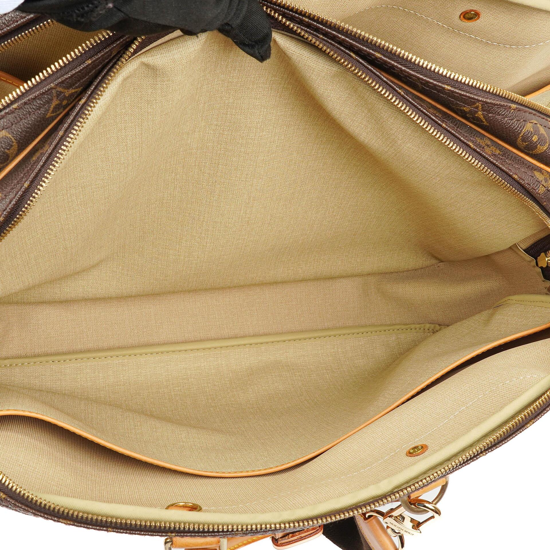 Louis Vuitton Alizé 45 Monogram Beschichtetes Canvas Reisetasche, 2002