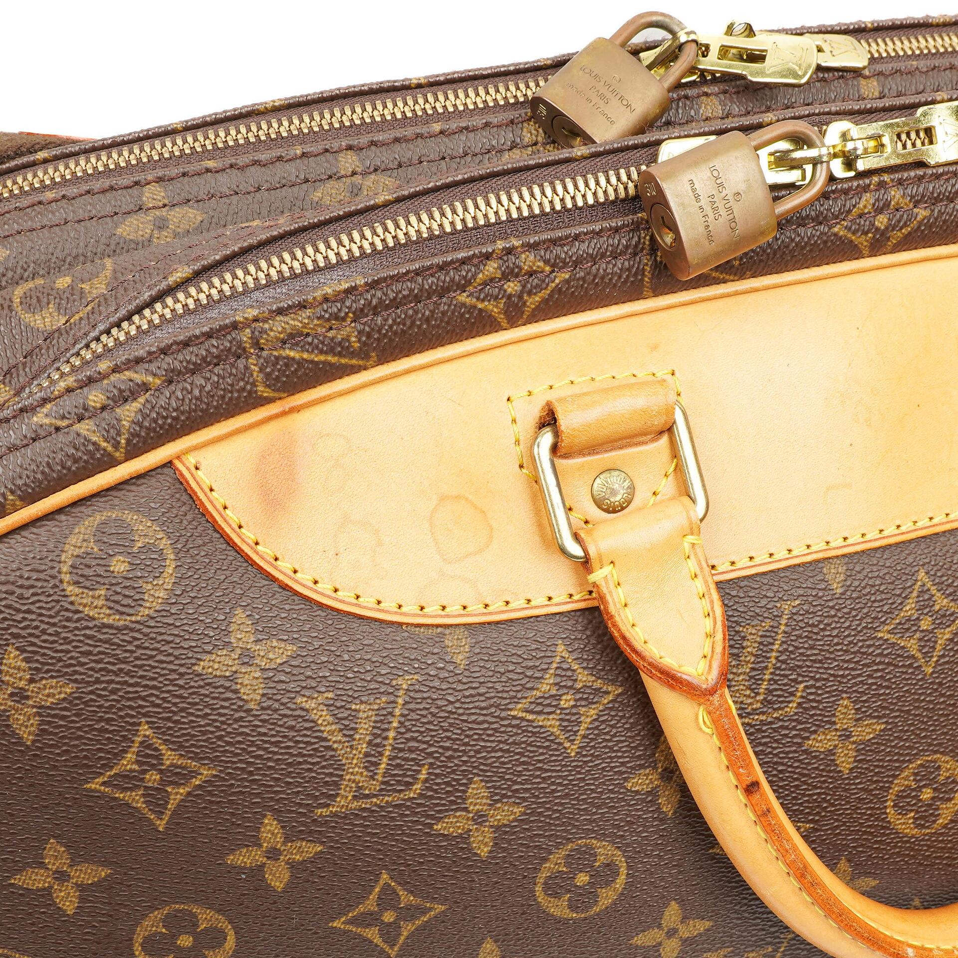 Louis Vuitton Alizé 45 Monogram Beschichtetes Canvas Reisetasche, 2002