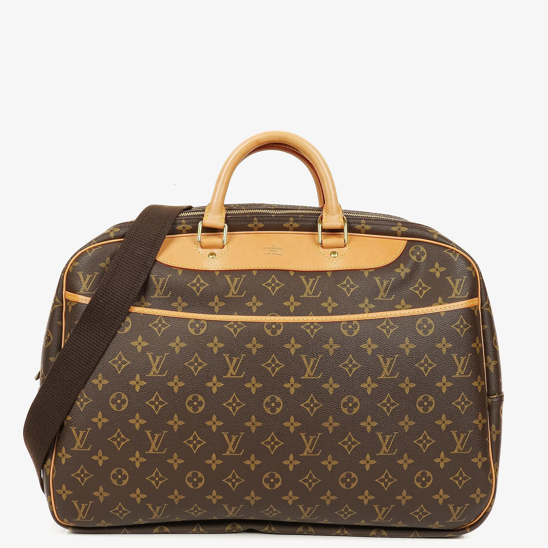 Louis Vuitton Alizé 45 Reisetasche mit zwei Fächern aus Monogram Canvas